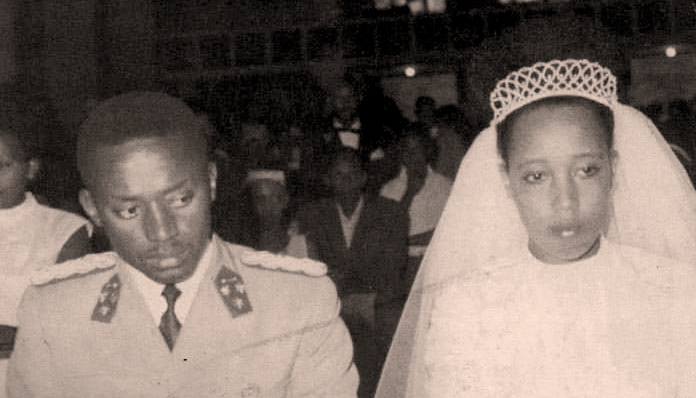 Mariage du Cdt Martin NDAYAHOZE avec Rose KARAMBIZI de nationalité Rwandaise.