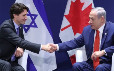 Trudeau with PM @Netanyahu today. I look forward to continuing & strengthening the strong friendship between Canada & Israel 2015