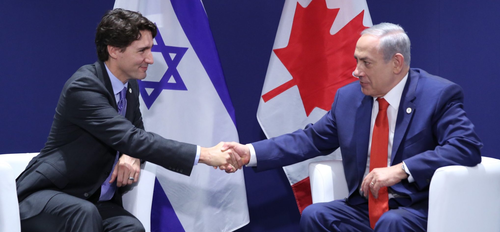 Trudeau with PM @Netanyahu today. I look forward to continuing & strengthening the strong friendship between Canada & Israel 2015